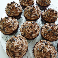 dort  cokoladove cupcakes