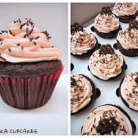 dort  ČOKOLÁDOVÉ CUPCAKES S MALINOVÝM KRÉMEM