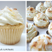 dort  KOKOSOVÉ CUPCAKES